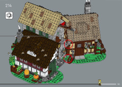 LEGO 10332 instructions page 185 – build guide