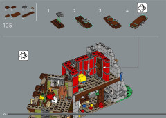LEGO 10332 instructions page 104 – build guide