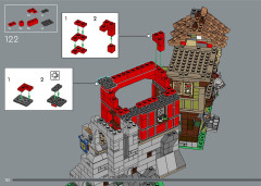 LEGO 10332 instructions page 122 – build guide