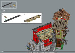 LEGO 10332 instructions page 128 – build guide