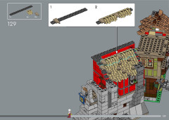 LEGO 10332 instructions page 129 – build guide