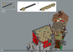 LEGO 10332 instructions page 130 – build guide