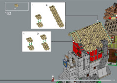 LEGO 10332 instructions page 133 – build guide
