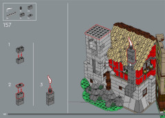 LEGO 10332 instructions page 160 – build guide