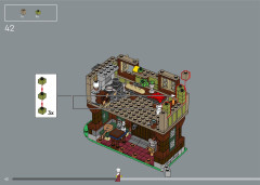 LEGO 10332 instructions page 42 – build guide