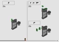 LEGO 10333 instructions page 201 – build guide