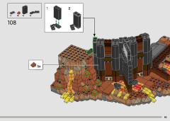 LEGO 10333 instructions page 85 – build guide