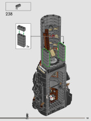 LEGO 10333 instructions page 133 – build guide
