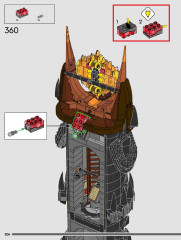 LEGO 10333 instructions page 204 – build guide