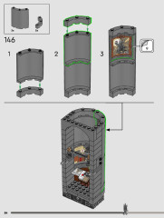 LEGO 10333 instructions page 84 – build guide