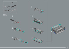LEGO 10337 instructions page 121 – build guide