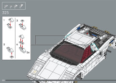 LEGO 10337 instructions page 202 – build guide