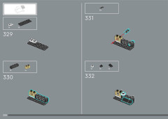 LEGO 10337 instructions page 208 – build guide