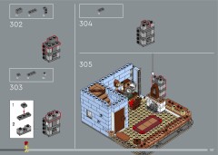 LEGO 10350 instructions page 187 – build guide