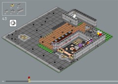 LEGO 10350 instructions page 44 – build guide