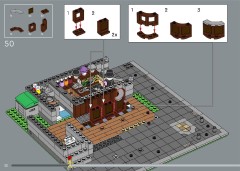 LEGO 10350 instructions page 52 – build guide