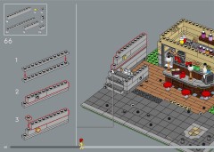 LEGO 10350 instructions page 68 – build guide