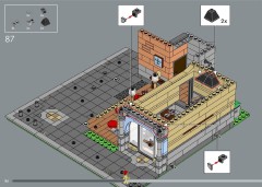 LEGO 10350 instructions page 86 – build guide