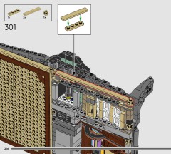 LEGO 10351 instructions page 216 – build guide