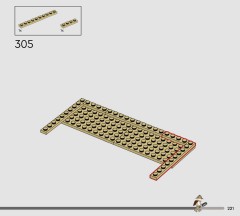 LEGO 10351 instructions page 221 – build guide