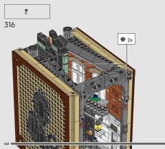 LEGO 10351 instructions page 232 – build guide
