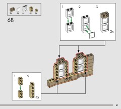 LEGO 10351 instructions page 61 – build guide