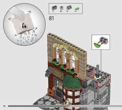 LEGO 10351 instructions page 72 – build guide