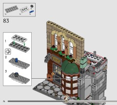 LEGO 10351 instructions page 74 – build guide