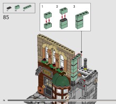 LEGO 10351 instructions page 76 – build guide