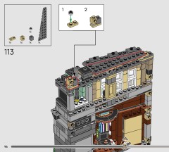 LEGO 10351 instructions page 96 – build guide