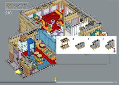 LEGO 10352 instructions page 195 – build guide