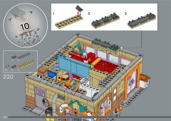 LEGO 10352 instructions page 206 – build guide