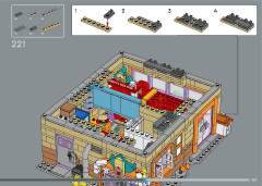 LEGO 10352 instructions page 207 – build guide