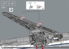 LEGO 10360 instructions page 198 – build guide