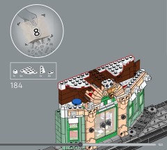 LEGO 10362 instructions page 153 – build guide