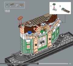LEGO 10362 instructions page 157 – build guide