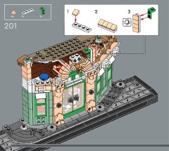 LEGO 10362 instructions page 164 – build guide