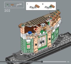 LEGO 10362 instructions page 165 – build guide