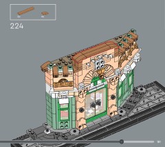 LEGO 10362 instructions page 181 – build guide