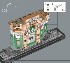 LEGO 10362 instructions page 186 – build guide