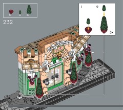 LEGO 10362 instructions page 190 – build guide