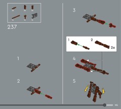 LEGO 10362 instructions page 195 – build guide