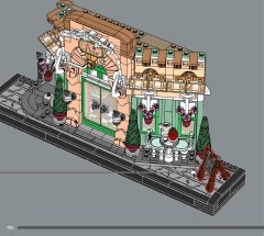 LEGO 10362 instructions page 196 – build guide