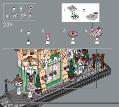 LEGO 10362 instructions page 198 – build guide