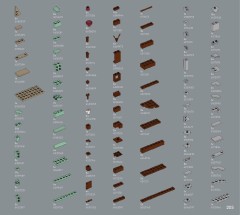 LEGO 10362 instructions page 205 – build guide