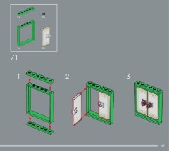 LEGO 10362 instructions page 67 – build guide