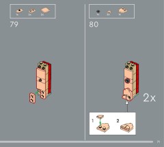LEGO 10362 instructions page 71 – build guide