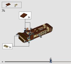 LEGO 10363 instructions page 42 – build guide