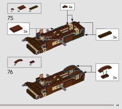 LEGO 10363 instructions page 43 – build guide