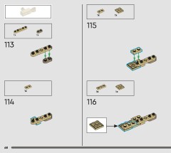 LEGO 10363 instructions page 68 – build guide